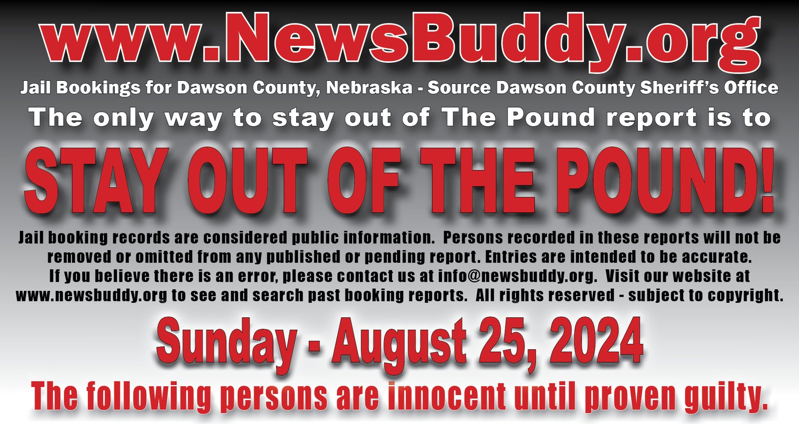 August 25 News Buddy